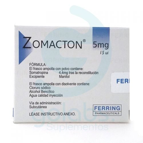 Zomacton 15ui - Hormona de Crecimiento