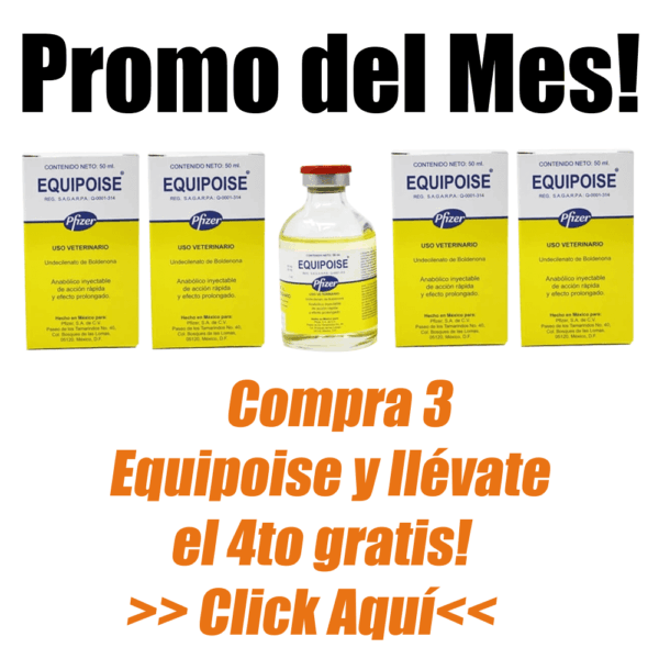 4 BOTES de Equipoise 50ml x 50mg