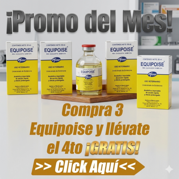 4 BOTES de Equipoise 50ml x 50mg